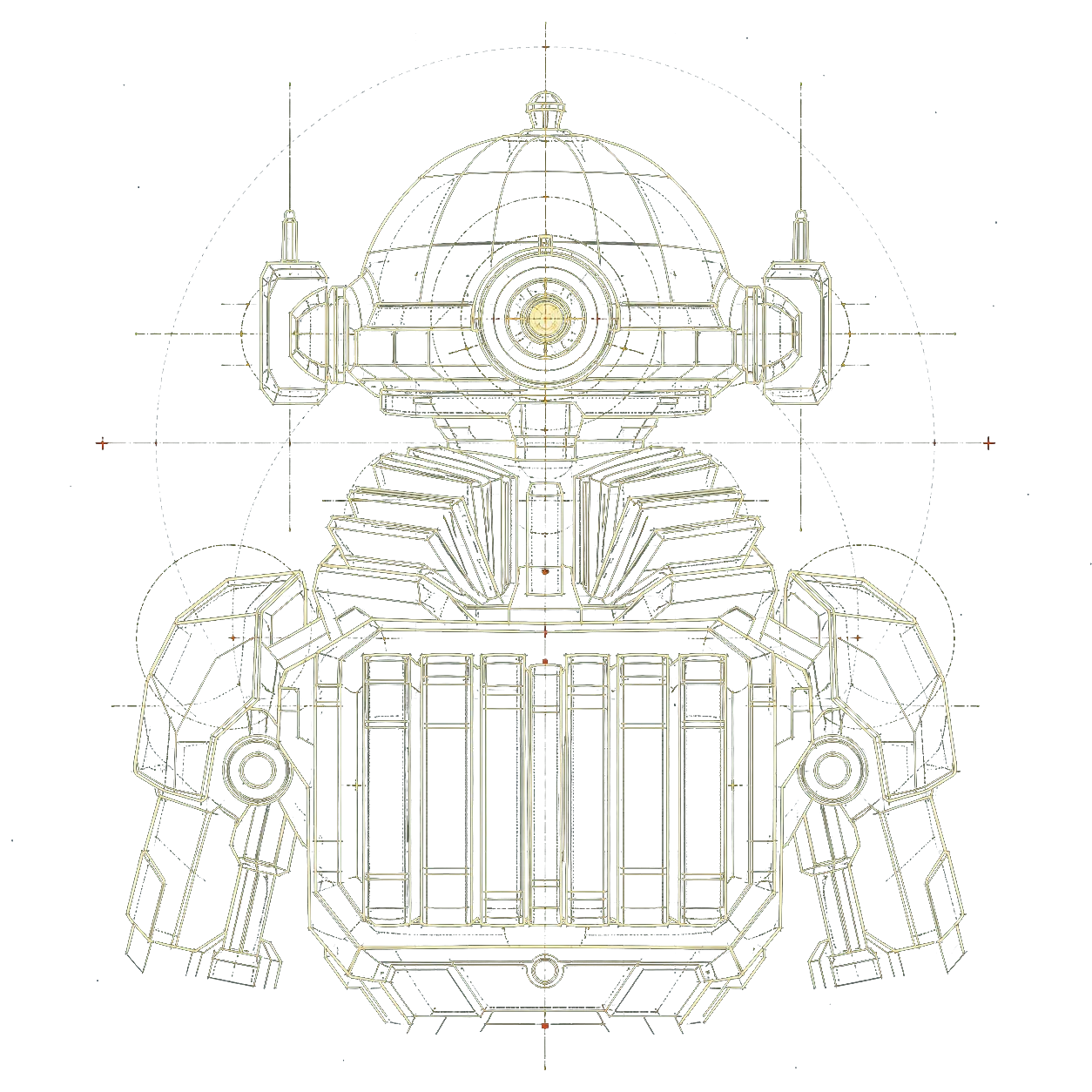 Blueprint drawing representing the Knowledge Maintainer agent